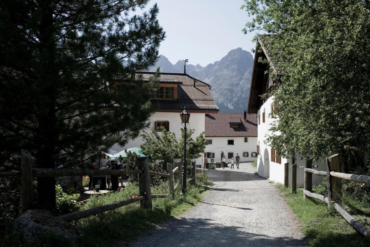 Alpengasthof Crusch Alba Ed Alvetern, S-Charl Scuol Esterno foto